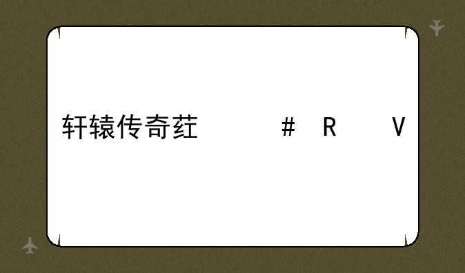 轩辕传奇药师攻略