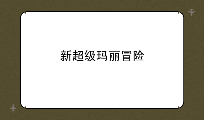 新超级玛丽冒险
